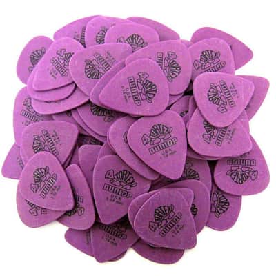 Dunlop Guitar Picks  Tortex  72 Pack  1.14MM  heavy  purple  418R