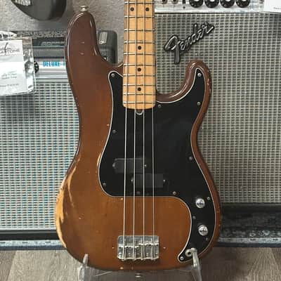 Fender Precision Bass Guitar in Mocha Brown w/ Case 1974 image 13