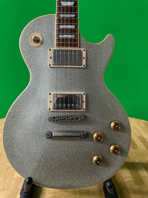 Gibson Les Paul Standard silver sparkle *Rare Finish* 2002 image 1