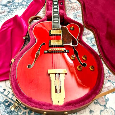 1998 Gibson L5-CT "FIGURED CHERRY RED" Custom Historic Series + OHSC image 3