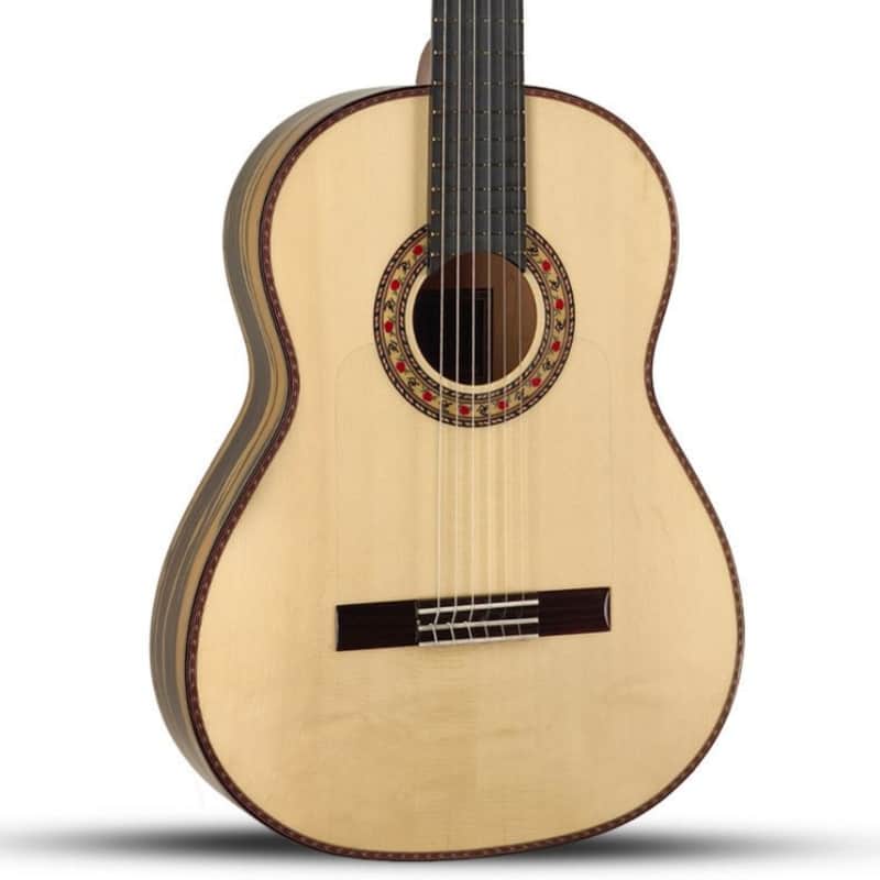 Antonio de Toledo ATF-17EB White Ebony Flamenco Guitar image 1