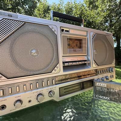 AKAI AJ-530FS Rare Vintage Japan Boombox Getto blaster Serviced Warranty image 9