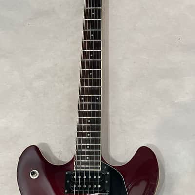 Washburn HB30TS Semi Hollow Body electric guitar made in Korea w case 2003 - Tobacco Sunburst image 4