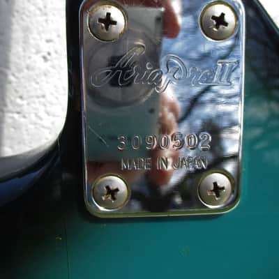 Aria Pro II RS Inazuma V Guitar, 1983,  Japan,  Matsumoku , Maxon MMK 45 PU's,  Blueburst,  Cool image 9