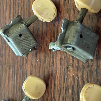 1964 1965 1966 set Fender Musicmaster Duo Sonic Mustang guitar tuners tuning pegs image 3