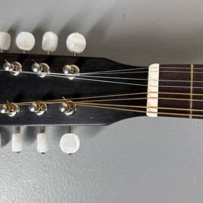 Handcrafted Mandolin with Distinctive Wooden Body and Tortoiseshell Pickguard image 10