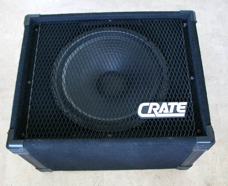Crate BE-15 200 W 8ꭥ 1x15' Bass Reflex Cabinet, Black Carpet Covering, 1991 image 1