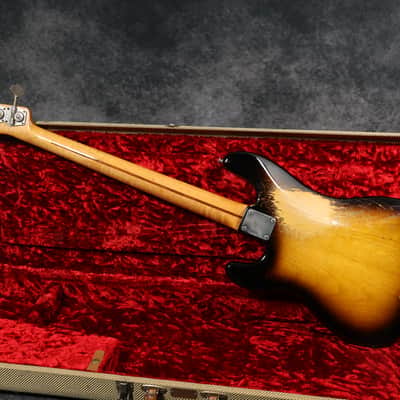 Early 1957 Fender Precision Bass - 2-Tone Sunburst image 4