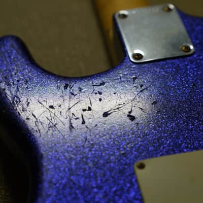 Fender Custom Shop Dennis Galuszka Masterbuilt 60 Stratocaster Relic Brazilian Rosewood Purple Sparkle Josefina Pickups image 20