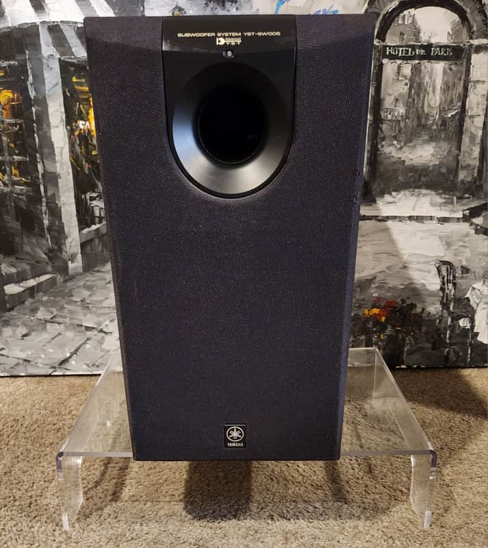 Yamaha Yamaha YST-SW005 Active Servo Powered Subwoofer System 90s - Black wood image 1
