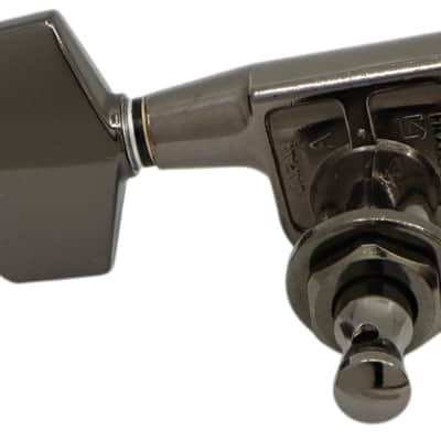 Gotoh SG381-01 Guitar Tuners w/ Large Knobs - Cosmo Black - 3L x 3R image 2