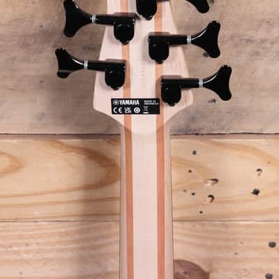 Yamaha TRBX605FM 5-String Bass Guitar Dark Red Burst image 7