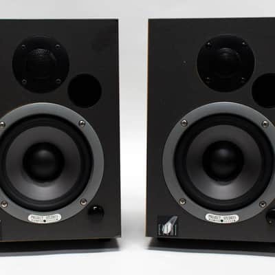 Event Project Studio PS5 Bi-Amped Powered Studio Monitors Speakers - Pair image 1