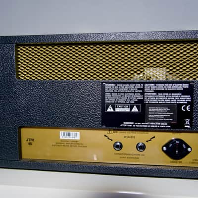 Marshall 2245 JTM45 MK II Reissue 2-Channel 30-Watt Guitar Amp Head 1989 - Present - Black image 6