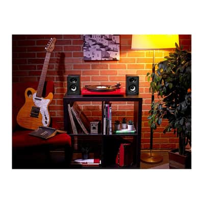 Samson MediaOne M30BT 3-Inch Powered Bluetooth Studio 20W Monitors (Pair, Black) image 7