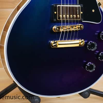 Gibson Exclusive M2M Les Paul Custom - Hemisphere Shift - Walnut Back Gloss image 7
