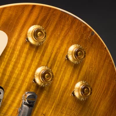 2021 - Gibson Custom Shop Made 2 Measure Murphy Lab '59 Les Paul Standard Murphy Painted Ultra Heavy Aged Honey Lemon Fade image 16