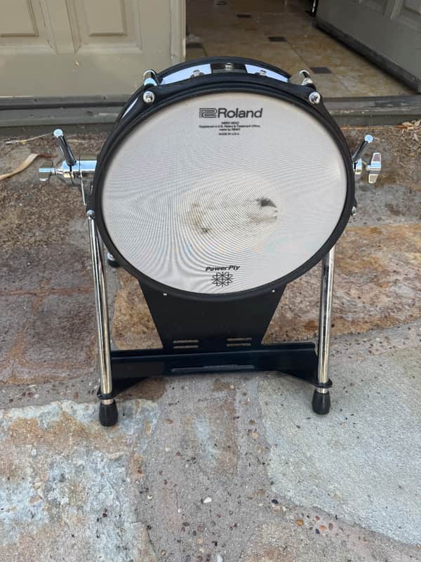 Roland KD-120 Kick Bass Drum Trigger Kd120 WHITE image 1