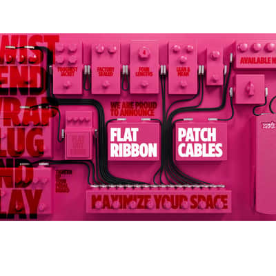 3” Single Flat Ribbon Patch Cable Multi-Shielding Low-Profile Plugs Low Noise Black Optimal-Routing image 5