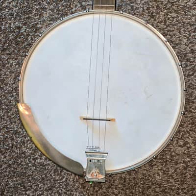 Old vintage Super triple x banjo 4 string made in the usa image 3