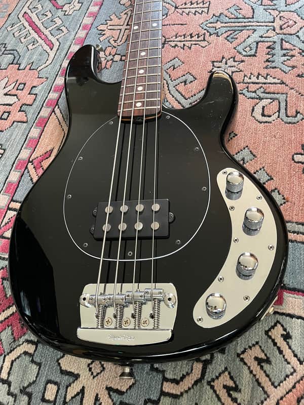 Ernie Ball Music Man Stingray EX with Rosewood Fretboard 1996 - 2002 - Black image 1