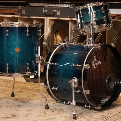 Gretsch 12/16/20/6.5x14" New Classic Drum Set - Colbalt Sparkle Fade image 2