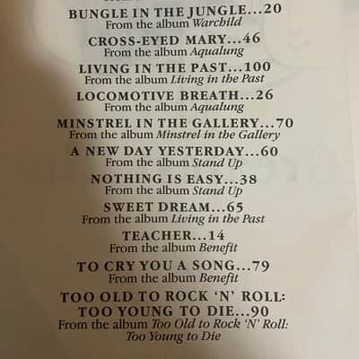 Jethro Tull - Greatest Hits - Guitar Tab / Tablature Book image 3