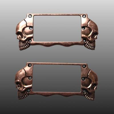 Electric Guitar or Bass Humbucker Pickups Cover Frame Flat Top Pickup Mounting Rings image 4