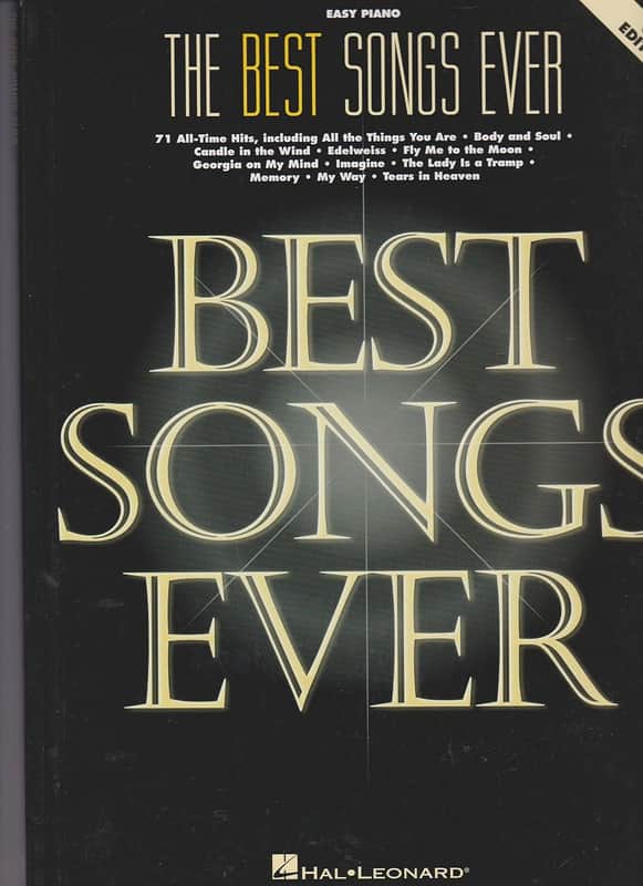 The Best Songs Ever, 6th Edition, Easy Piano Songbook (Hal Leonard) image 1