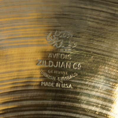 VINTAGE ZILDJIAN AVEDIS CYMBAL SET - 20"/18"/15" image 5
