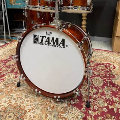 Tama 50th Limited Superstar Reissue 4pc Shell Pack Super Mahogany image 3