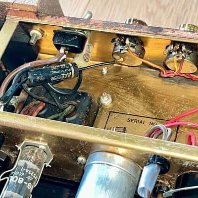 1960 DeArmond R5T Amplifier 10" Combo Super RARE, Tube Driven Tremolo Circuit image 16