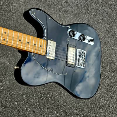 2011 Fender Blacktop Telecaster MIM HH MN - Black image 3
