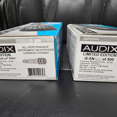 Audix i5 Limited Edition 25th Anniversary Edition NEW OLD STOCK (1 of 2) image 2
