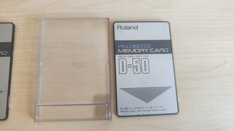 Roland PN-D50-01 ROM Memory Card for D-50 Synthesizer Factory sounds image 1