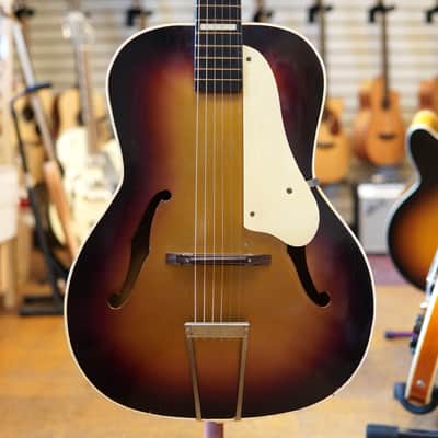 Lee Gibbs USA Concertone Archtop Acoustic Guitar Late 1950s Gold Burst w/Chipboard Case image 1