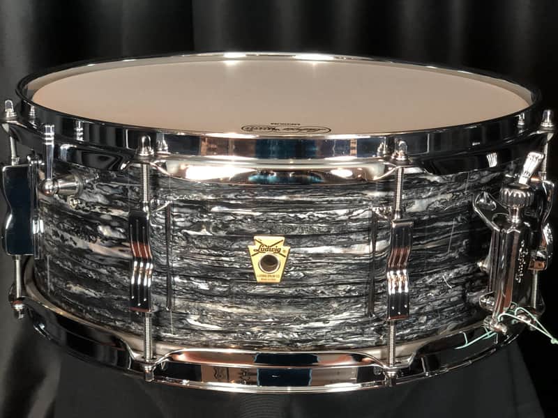 Ludwig Jazz Fest 5.5x14 in. Snare Drum Vintage Black Oyster LS9081Q image 1