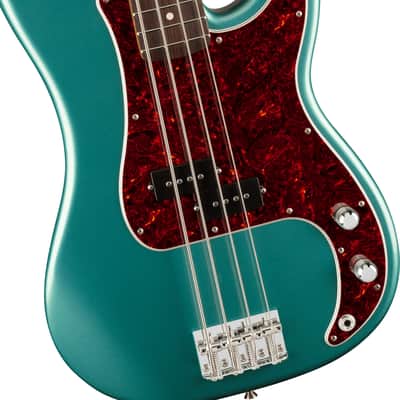 Fender American Professional Classic Precision Bass Rosewood FB Faded Sherwood Green Metallic with Bag image 3