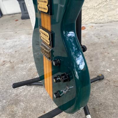Matsumoku Skylark delux model 857-2588 made in Japan 1981- Transparent green image 12