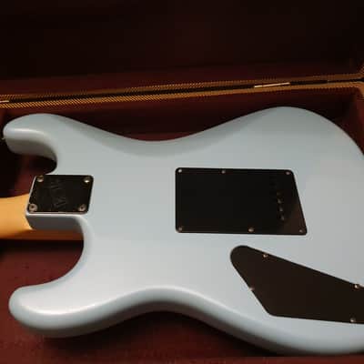 RARE Vintage ESP M-I 1988 Ice Blue Banana Hockey Stick Kramer Van Halen Headstock MIJ Super Strat image 9