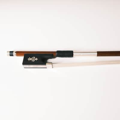4/4 Size Violin Bow. Brazilwood Stick. Natural Mongolian Horsehair image 10