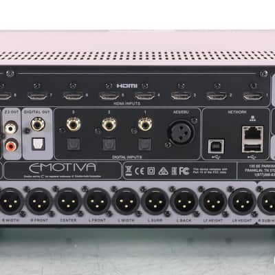 Emotiva XMC-2 16 Channel Home Theater Processor; XMC2; Remote; USB image 5