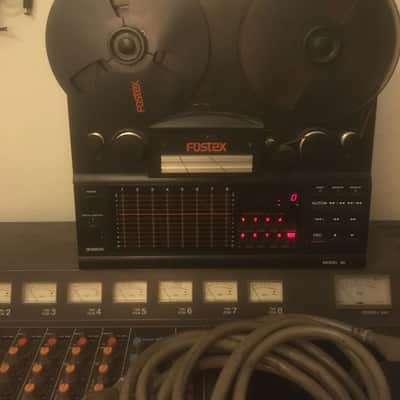 Fostex Model 80 8track 1/4" Reel to Reel Analog Tape Recorder w/ Remote and Foot Pedal image 4