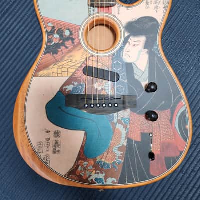 2025 Fender American Acoustasonic Telecaster Kuniyoshi Collection Kabuki - FENDER EXPERIENCE 2025 Tokyo Flagship Exclusive Limited Edition image 3