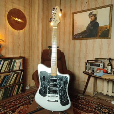 Formanta Style USSR Electric Guitar Built In Tone Bender Soviet Germanium Fuzz image 8
