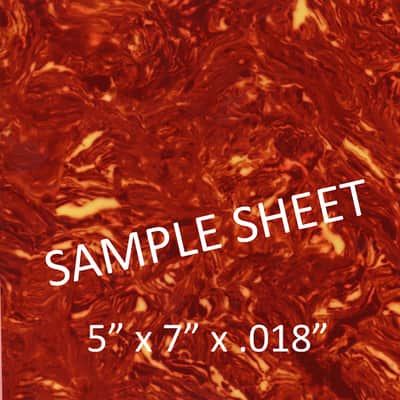 Extra Thin celluloid tortoise shell small blank sheet for guitar pickguards image 2