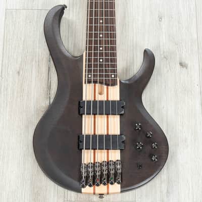 Ibanez BTB606 BTB Standard 6-String Bass, Rosewood Fretboard, Transparent Gray Flat image 2