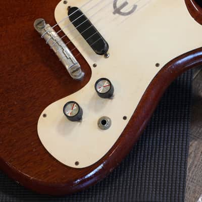 Vintage! 1964 Epiphone Olympic All OG Electric Guitar Cherry Red + HSC image 6