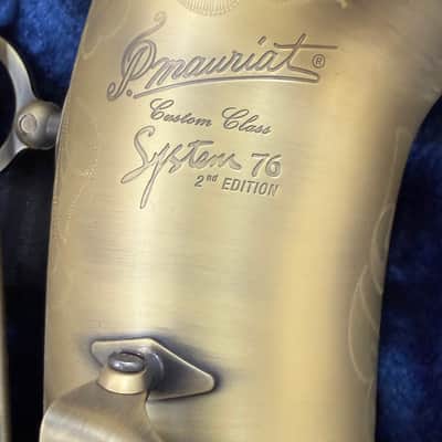 P. Mauriat SYSTEM-76 (II) ADK Alto Saxophone Dark Vintage Unlacquered New Unplayed Auth Dlr #523 image 5