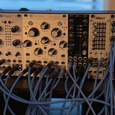 Hikari, Mutable Instruments, uBurst, 2hp, Modulaire Maritime Plaits, Marbles, Clouds, Atten/Mixer, Pluck image 2